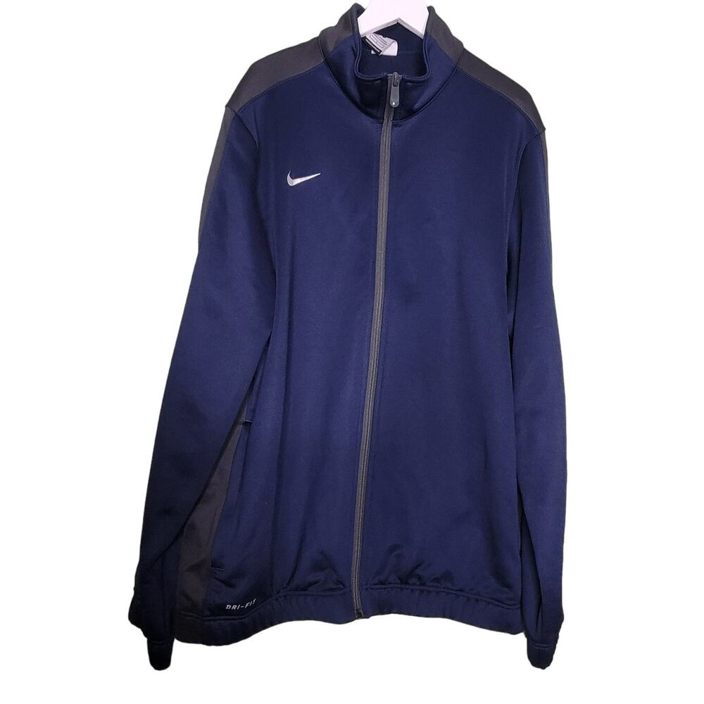 Nike Dri-Fit Mens Jacket Full Zip Team League Wicking Basketball Athletic Active